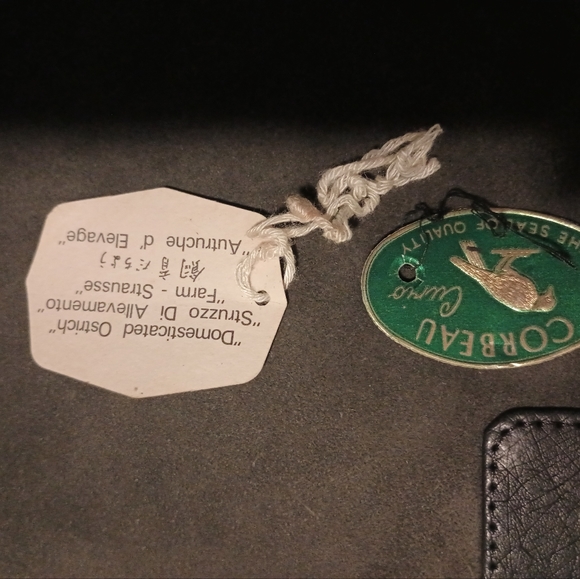 Vintage Ostrich leather clutch purse - Picture 2 of 6